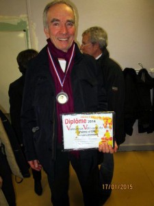 Diplôme d'Or VVV pour Reynald