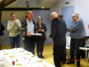 Remise diplôme VVV à Pierre