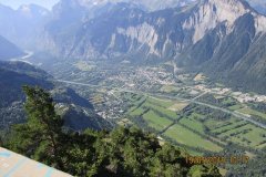 Vue superbe sur Bourg d'Oisans et la vallée de La Romanche