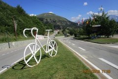 Après  midi...montée en voiture à l'Alpe d'Huez ....chercher un peu de fraîcheur....(10 degrés de moins....)