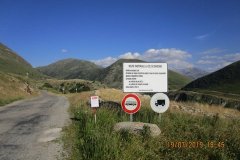 La descente vers l'Alpe d'Huez sur la route pastorale secoue beaucoup