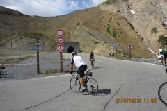 11h06 - L'entrée du tunnel du Galibier..