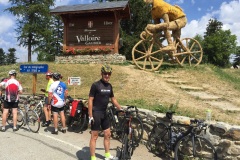 Arrêt photo avant descente sur Valloire